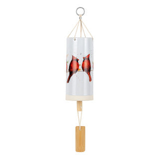 "Cardinals On a Wire" Windchime