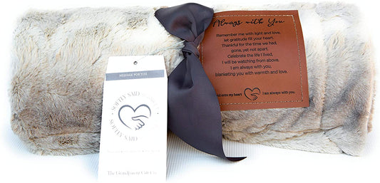 Softly Said Sympathy Blanket - "Always With You"
