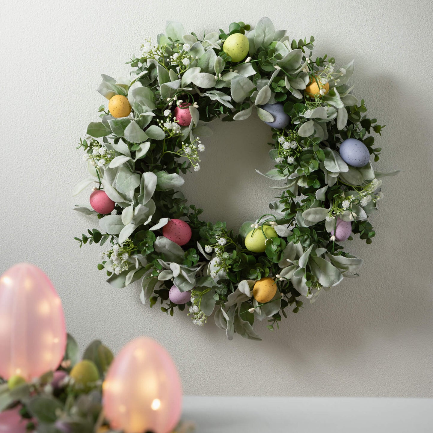 Egg Foliage Wreath